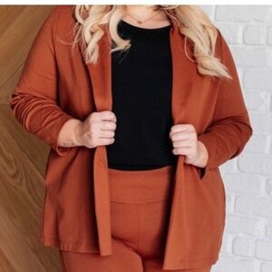 Dear Scarlett Women's Rust Blazer